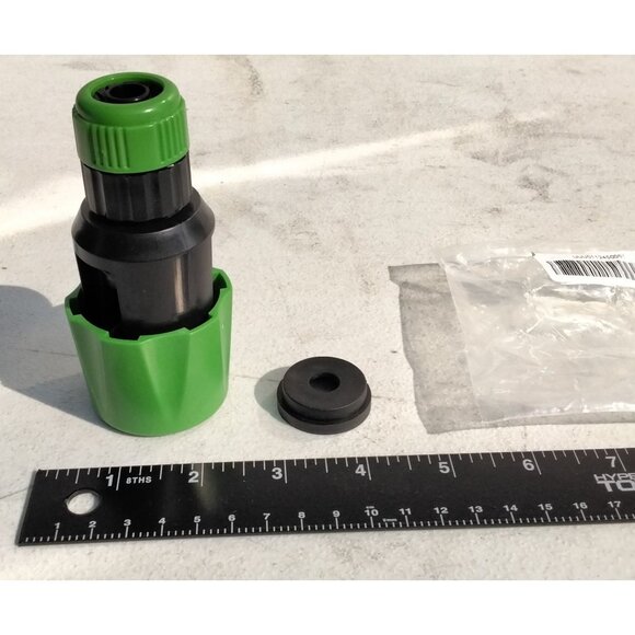 Garden Hose Quick Connector Adapter Set 1/2" to 3/4" Universal Fit Durable Plast - Picture 8 of 8